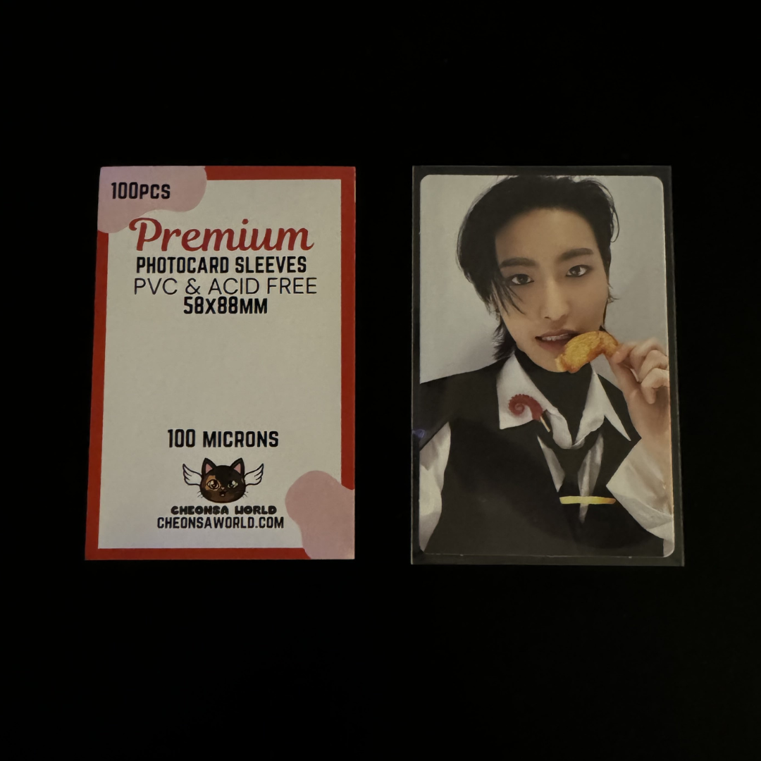 [CLEAR] 58x88 PREMIUM PHOTOCARD SLEEVES