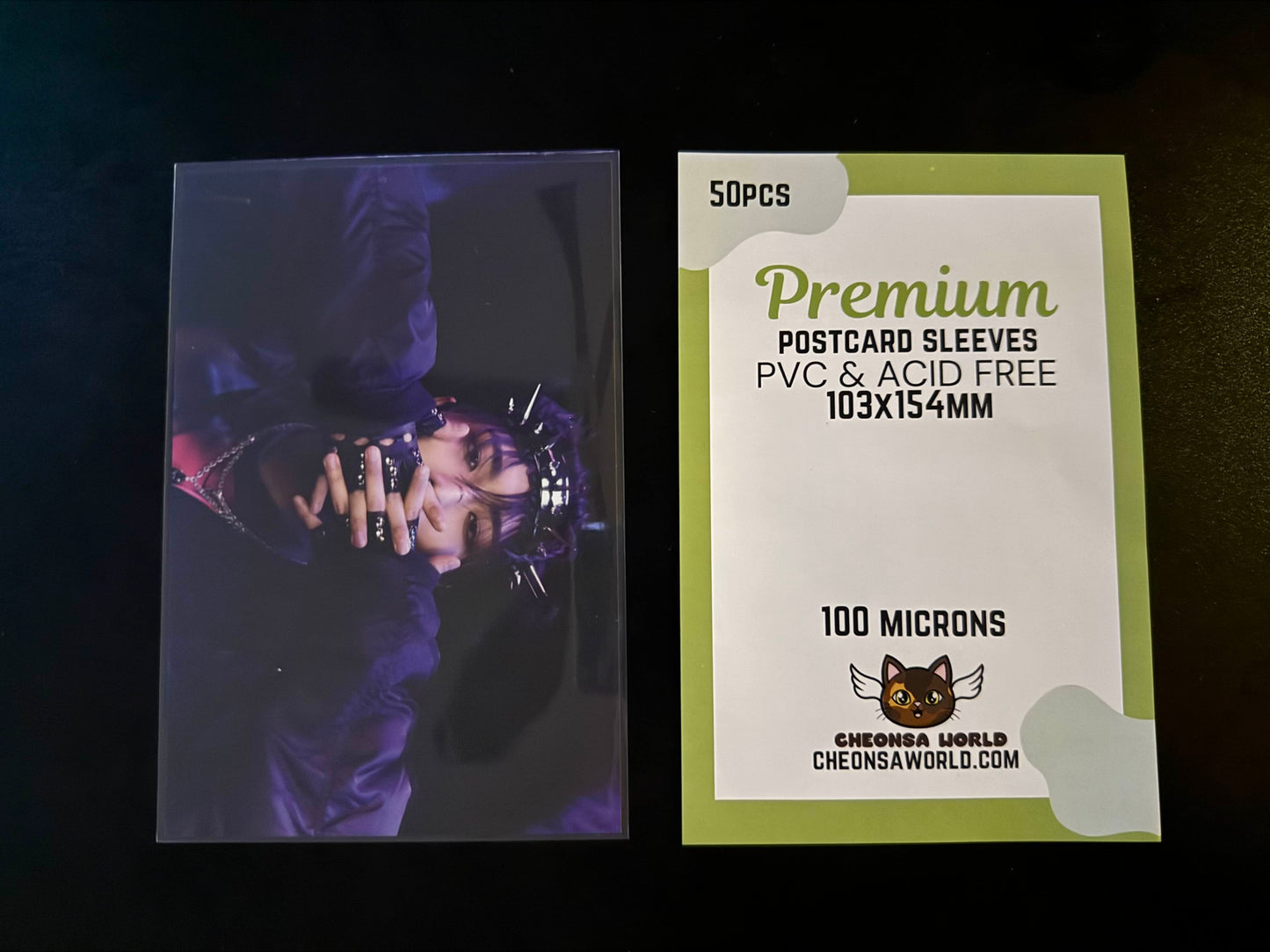 [CLEAR] 103x154mm PREMIUM POSTCARD SLEEVES