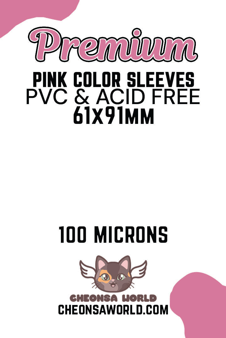 [PRE-ORDER] 61x91MM COLOR SLEEVES